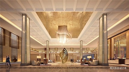 甘肅黃河三峽明珠大酒店裝修案例 50000平米豪華空間設(shè)計效果圖